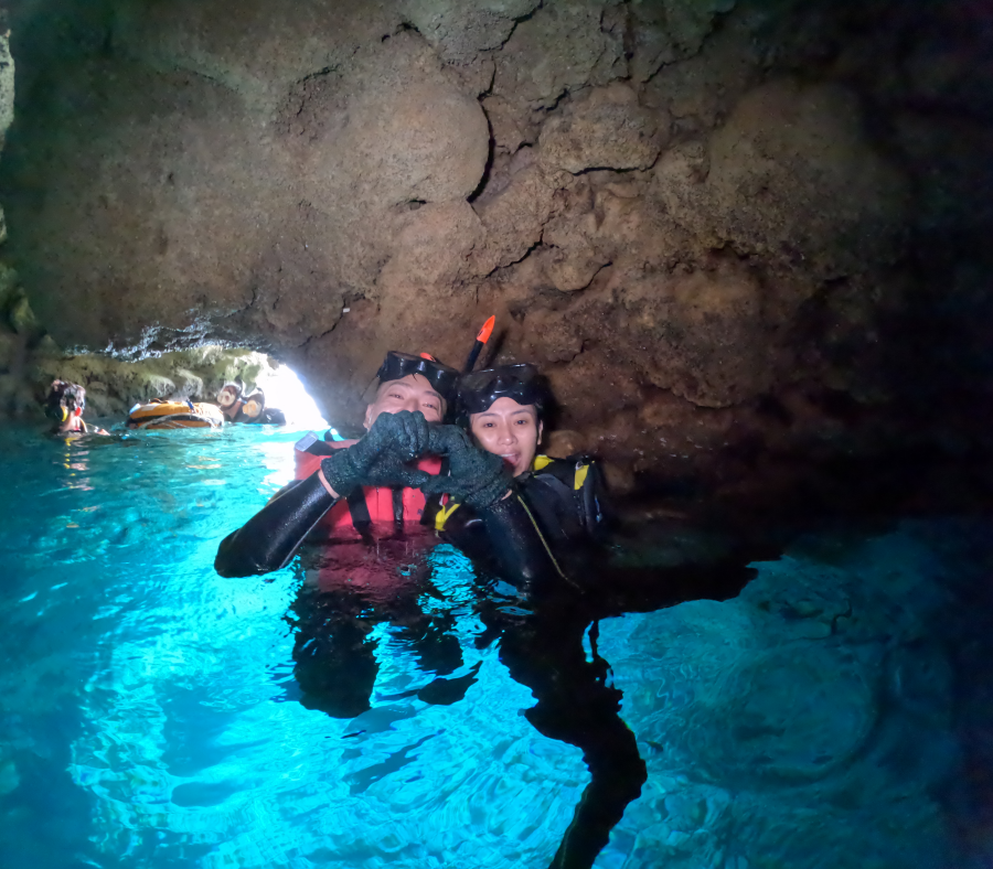 Okinawa Blue Cave Snorkeling / Discovery Scuba Diving Tour