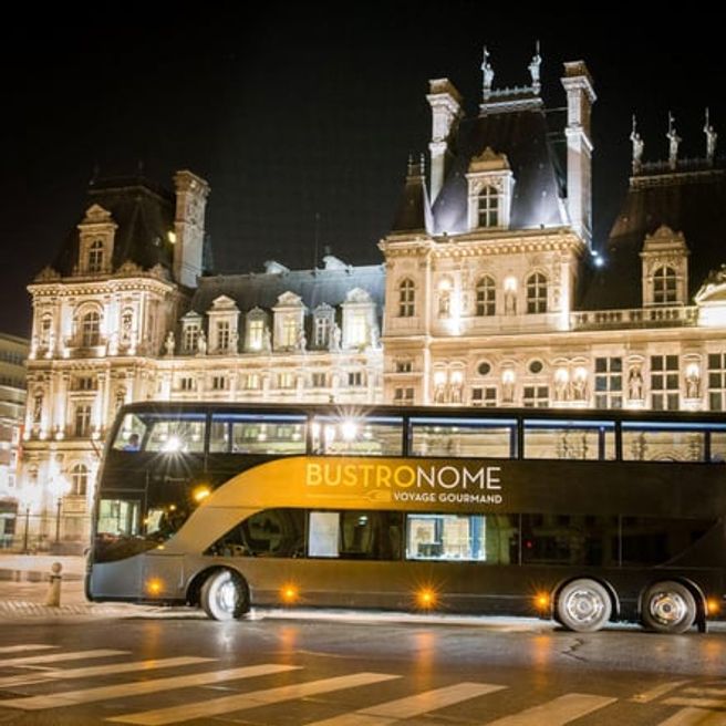 Paris Bustronome 2-Story Bus Dinner Tour (6-Course French Meal)