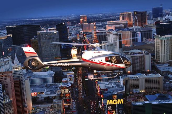 Las Vegas Strip Night Helicopter Tour by Maverick Helicopters