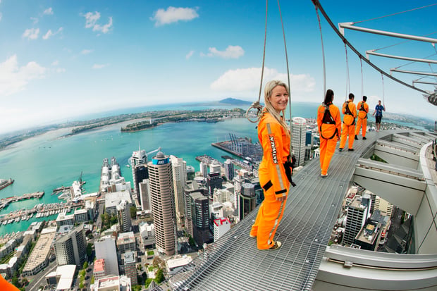 Auckland Sky Tower SkyWalk Experience - 192m Edge Walk