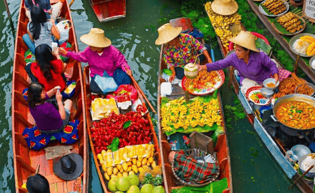 [Exclusive Discount] Bangkok Departure: Maeklong Railway Market & Damnoen Saduak Floating Market Tour