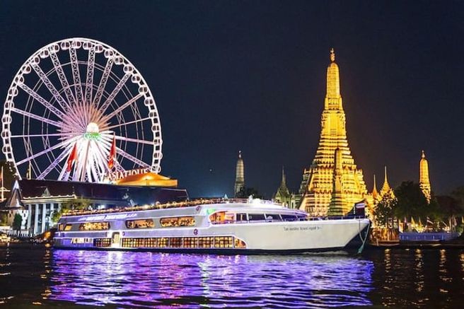 Bangkok White Orchid Chao Phraya Dinner Cruise (Buffet & Unlimited Beer)