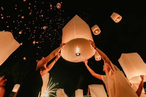 2026 Chiang Mai Yi Peng Lanna Lantern Festival Official Ticket - Lantern Release & Round-trip Transportation
