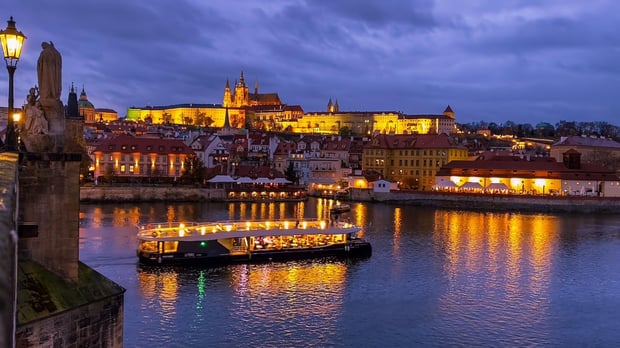 Prague Vltava River Evening Cruise (50 minutes)