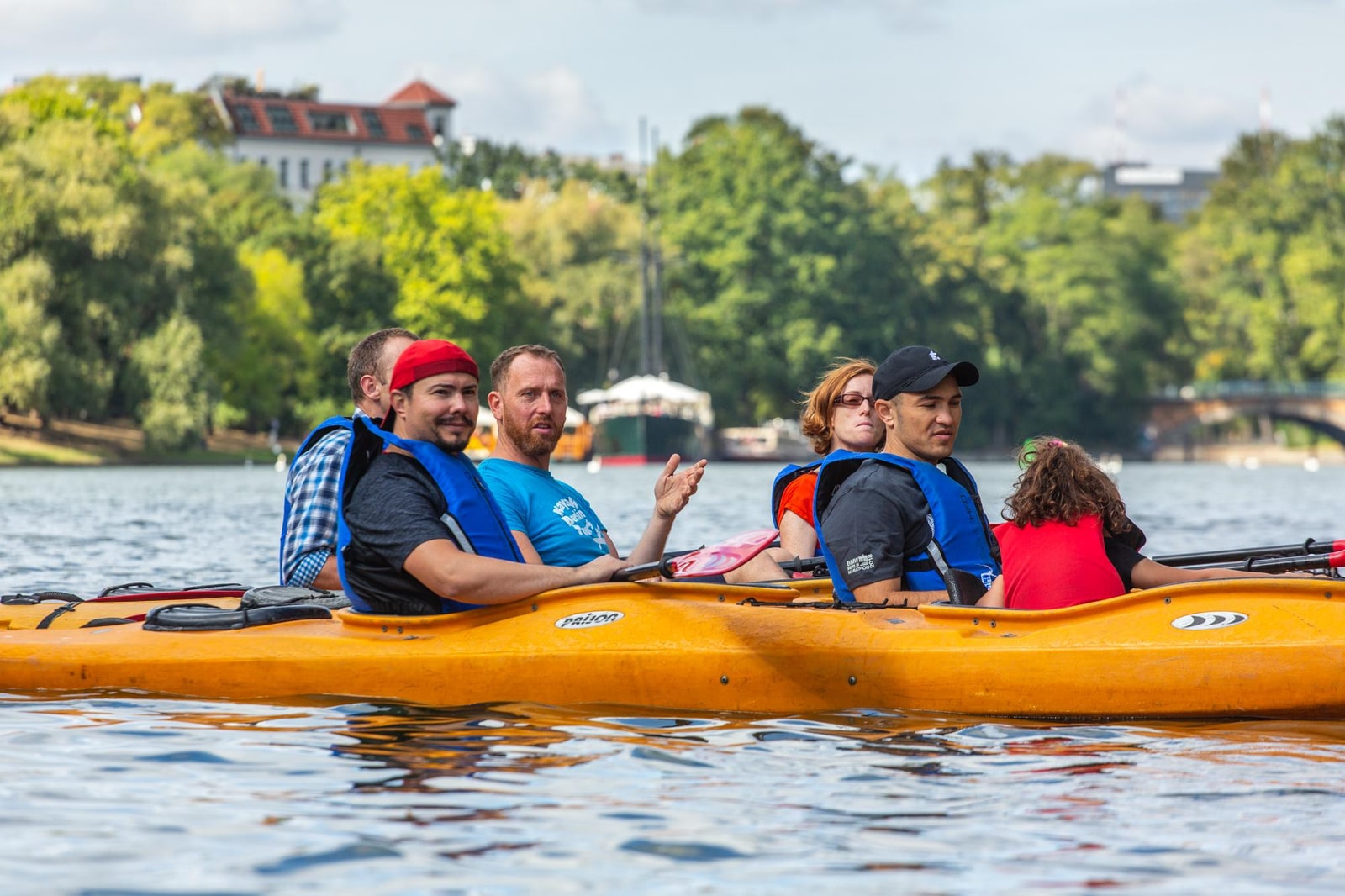 Berlin Landwehr Canal Sunset Kayak Tour with Kreuzberg Guide