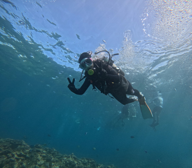 Okinawa Blue Cave Tour (Korean-run shop, Korean/English/Japanese available)