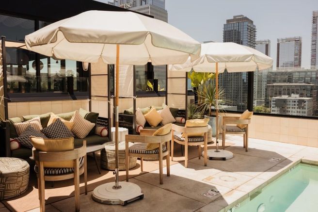 LA Downtown The Hoxton Rooftop Pool Day Pass