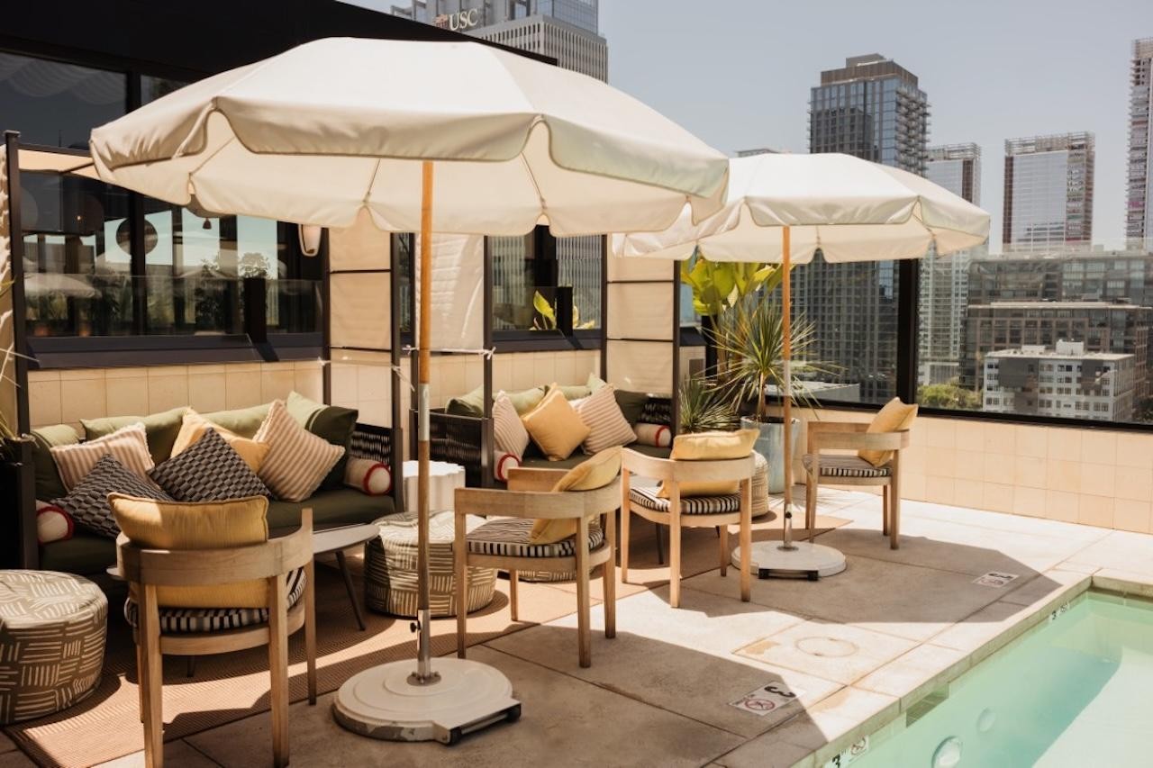 LA Downtown The Hoxton Rooftop Pool Day Pass