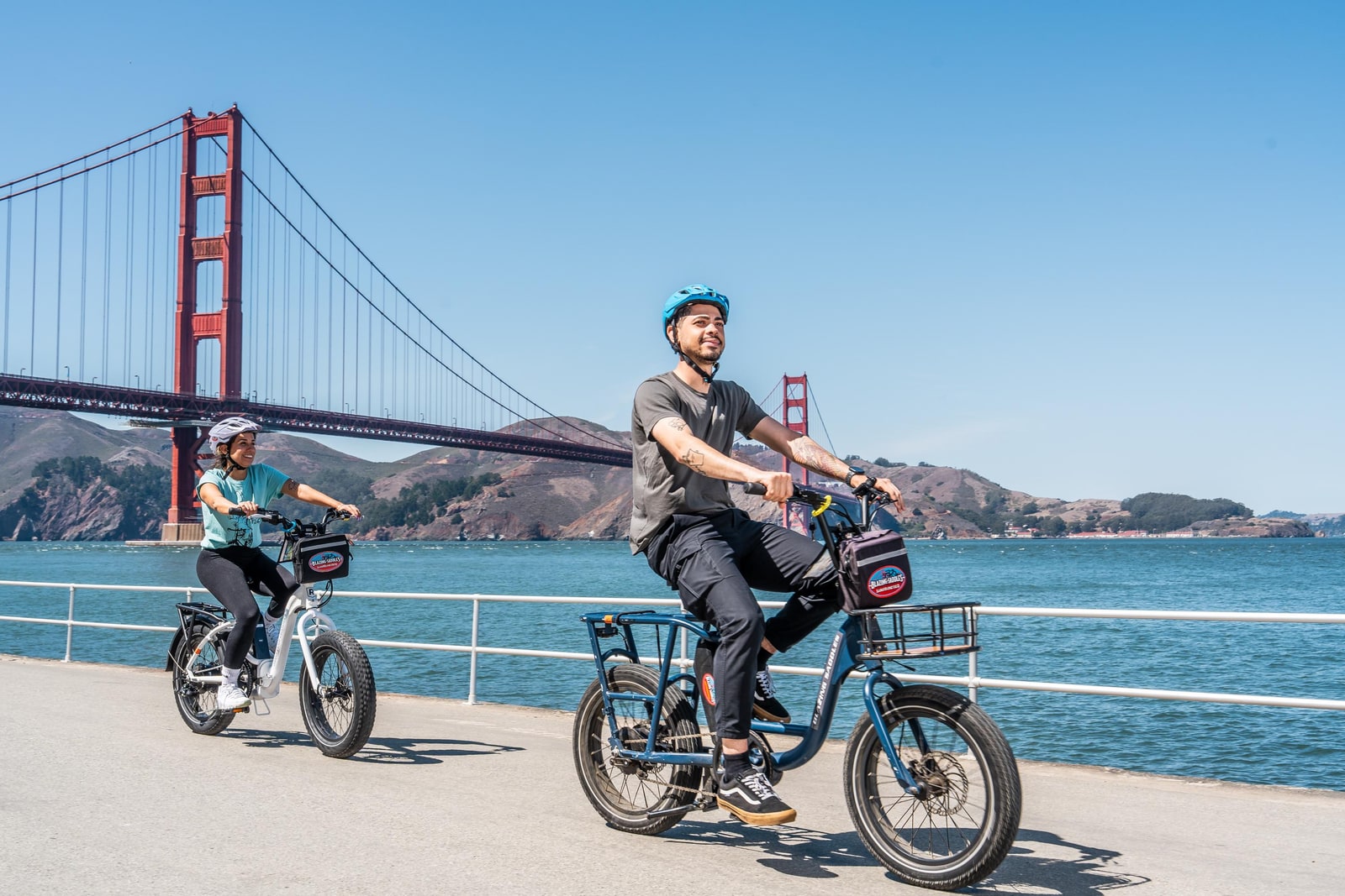 サンフランシスコ電動自転車レンタル - ゴールデン・ゲート・ブリッジ＆サウサリート セルフライド