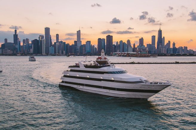 Chicago Odyssey Premier Lunch or Dinner Cruise - 3-Course from Navy Pier