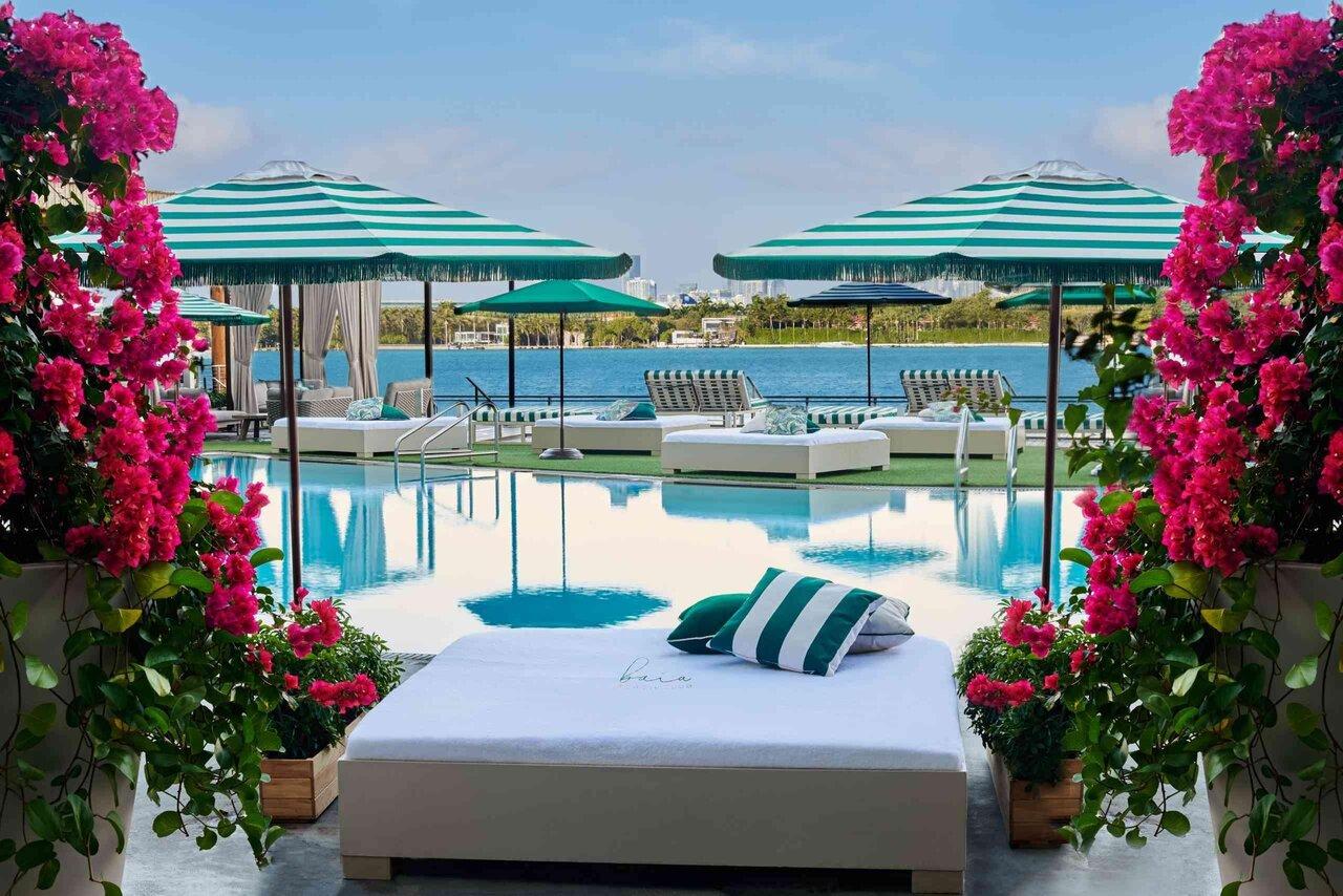 Miami South Beach Baia Beach Club Pool Day Pass - Mondrian Adults Only