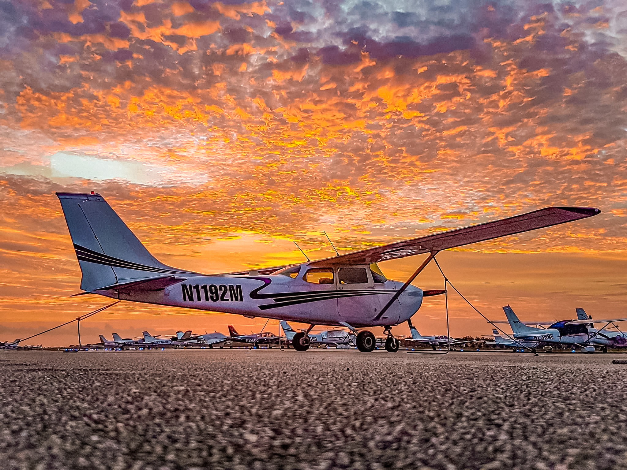 Miami Romantic Sunset Airplane Tour - 50-Minute Private Cessna 172 Sunset Flight