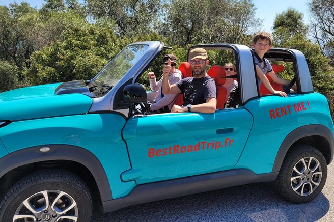 Monaco & Èze Electric Convertible Self-Drive Tour from Nice - F1 Circuit & Fragonard Perfume Factory (Guided)
