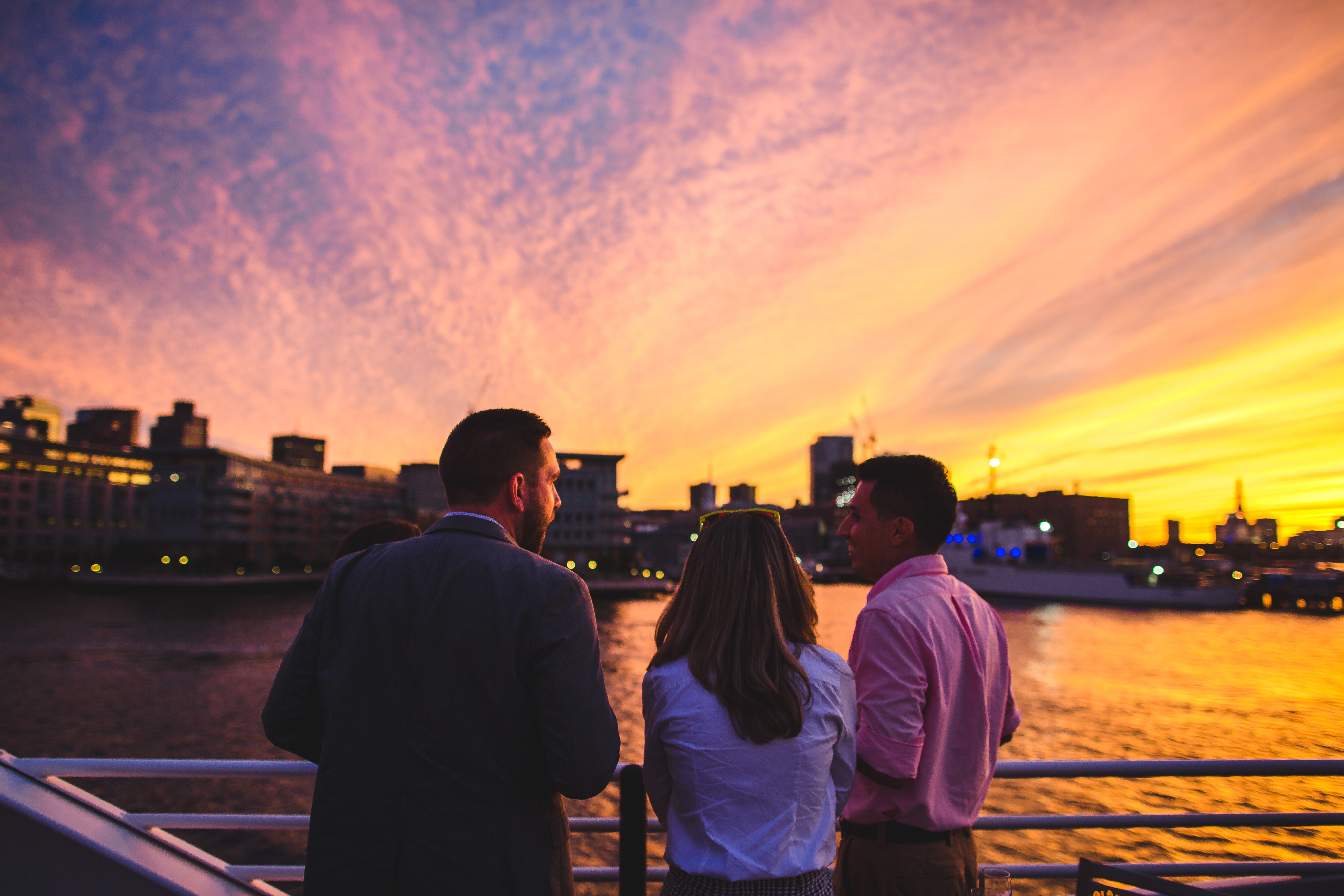 Boston Harbor Sunset Skyline Cruise