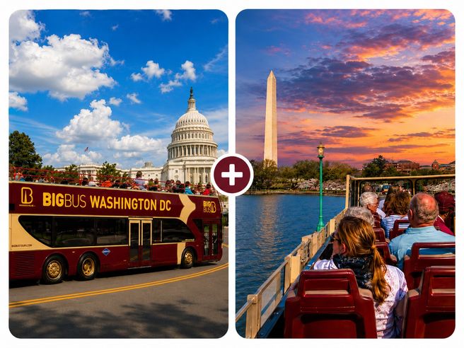 Washington, D.C. Big Bus Hop-On Hop-Off & Sunset Tour - 24 to 72-Hour Pass