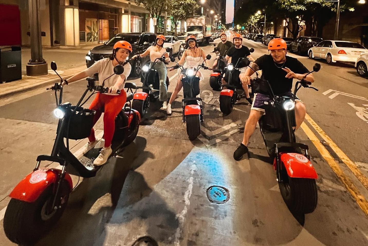 Dallas Downtown Sunset E-Scooter Tour - Fat-Tire Scooter