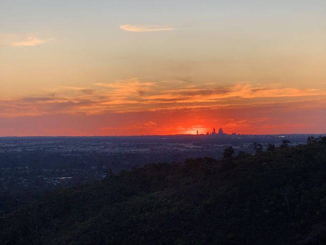 Perth Lesmurdie Falls Sunset & Night Hike