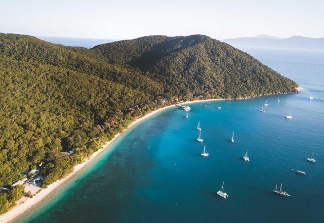 ケアンズ発:フィッツロイ島 往復フェリー日帰り旅行
