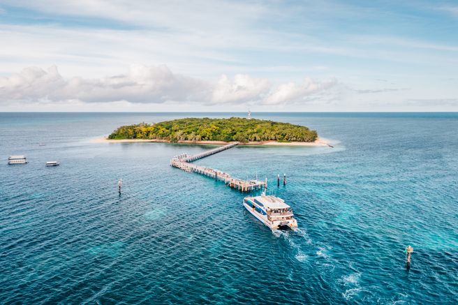Cairns Green Island Snorkeling & Glass Bottom Boat Tour