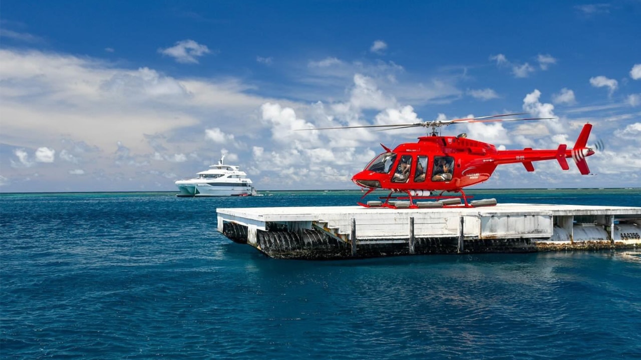 Cairns Outer Great Barrier Reef Cruise & Helicopter Flight