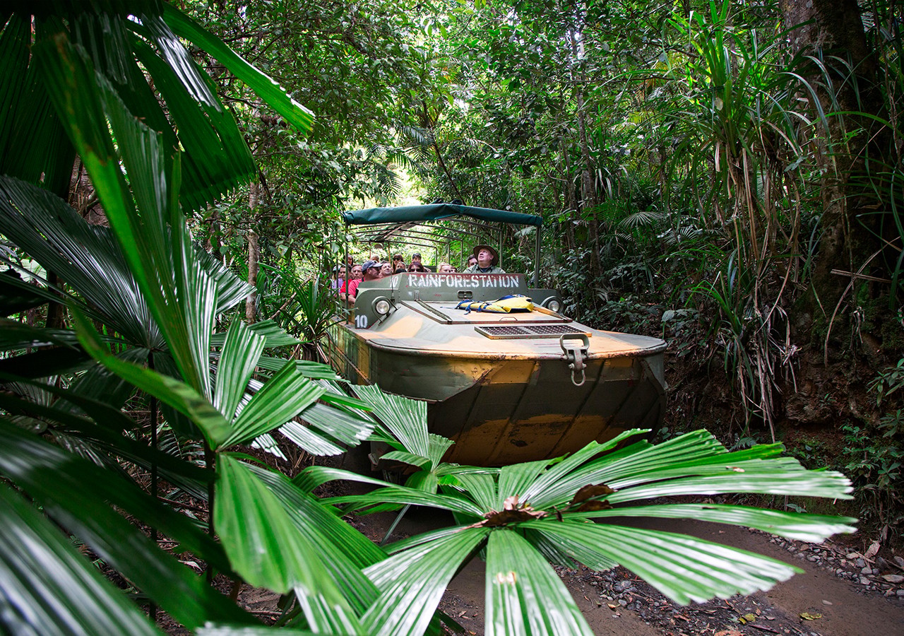 Cairns Kuranda Rainforestation Nature Park Army Duck & Aboriginal Experience Ticket