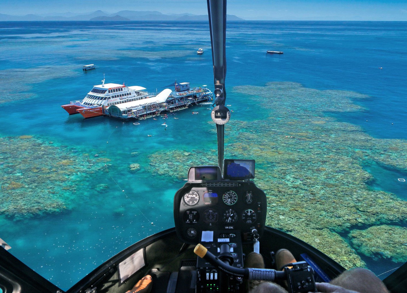 Cairns Sunlover Moore Reef Half-Day Snorkeling & Helicopter Tour