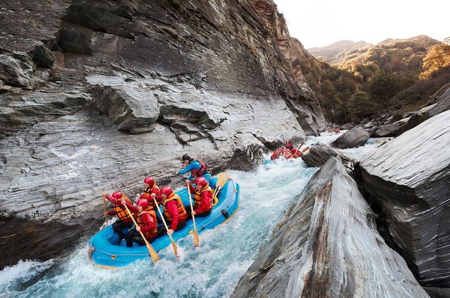 From Queenstown: Shotover River White Water Rafting