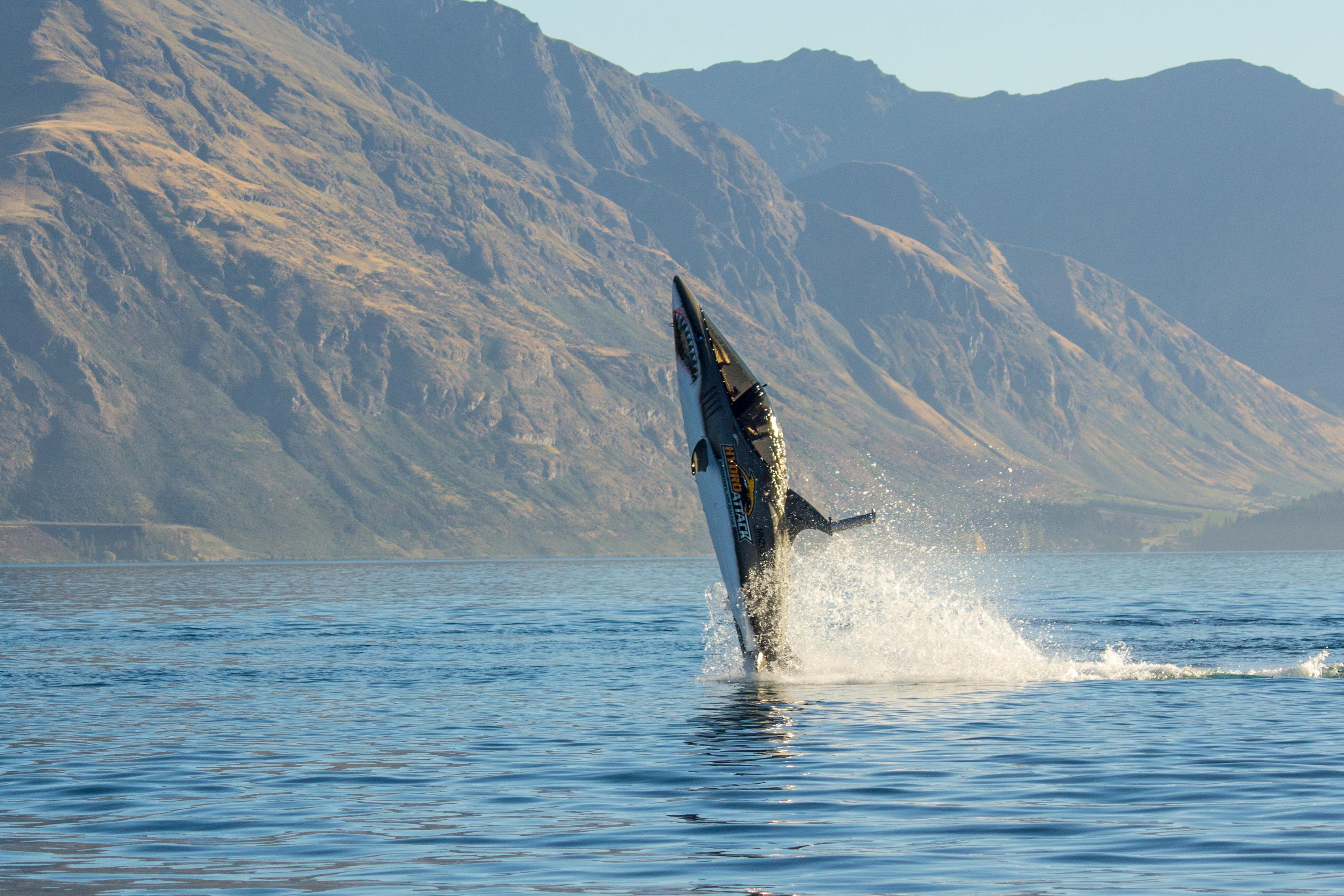 Queenstown Hydro Attack Shark Ride on Lake Wakatipu