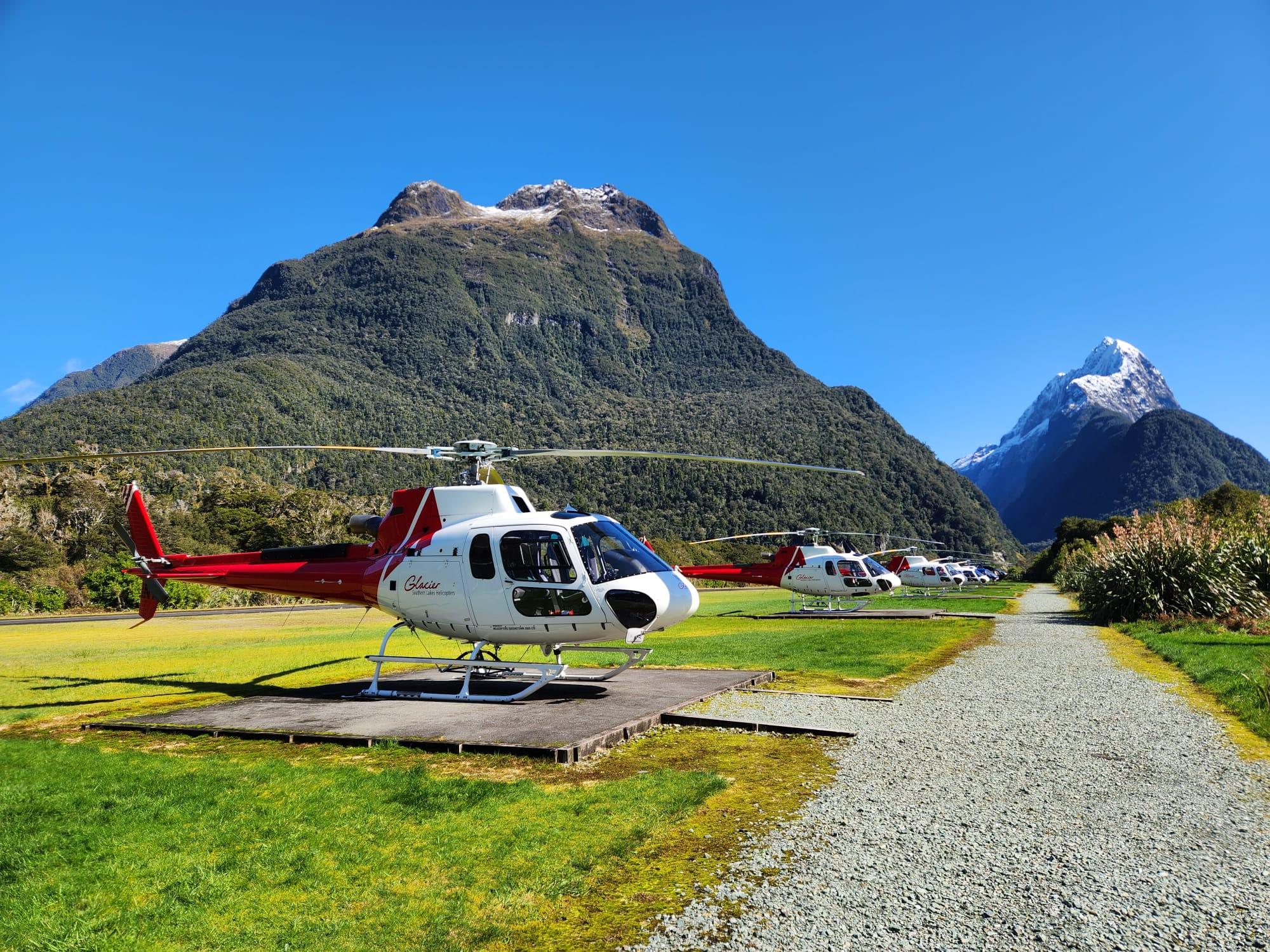 From Queenstown: Milford Sound & Glacier Landing Helicopter Tour