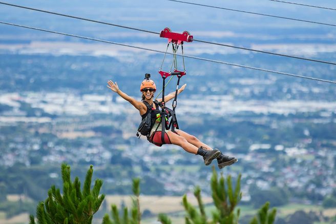 Christchurch ZIPCHCH Signature Zipline Tour with 4 Ziplines