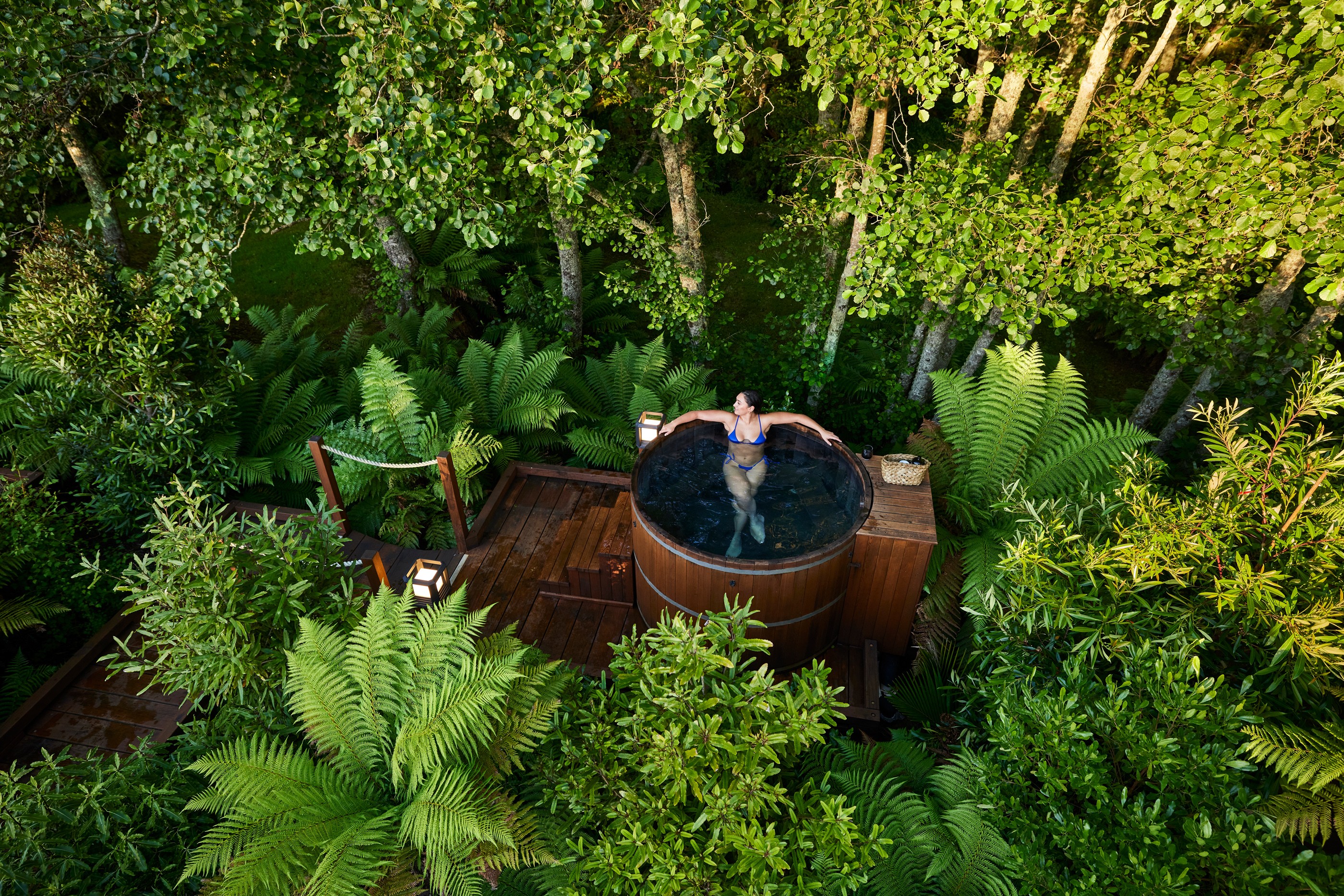 Rotorua Secret Spot Forest Hot Tub Experience - Private