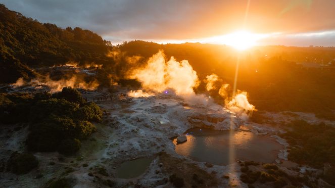 Rotorua Te Puia Te Pō Combo Guided Tour & Haka Performance - Dinner Buffet Included