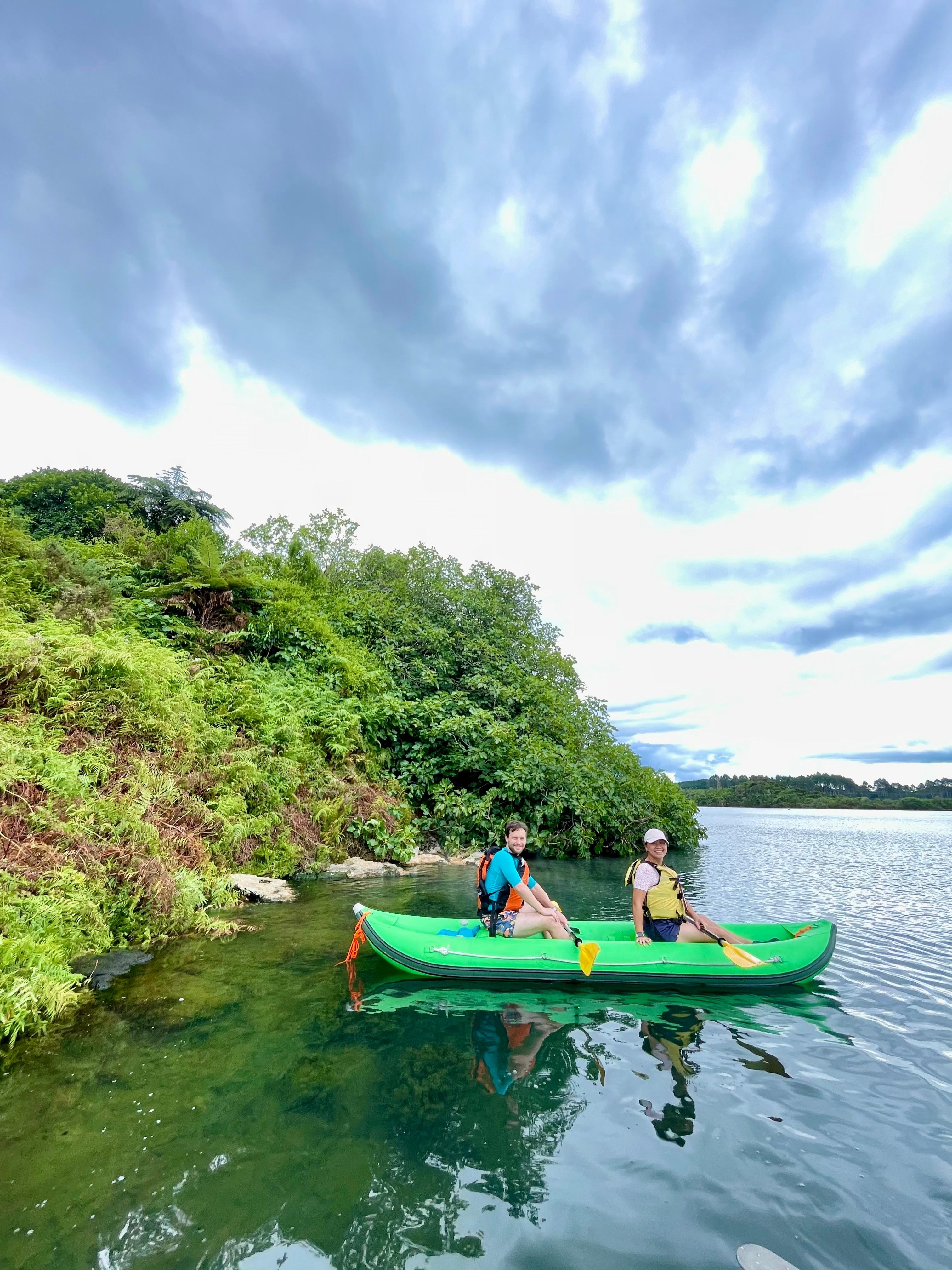 Rotorua Lake Rotoiti Natural Hot Springs Kayak Tour - Small Group