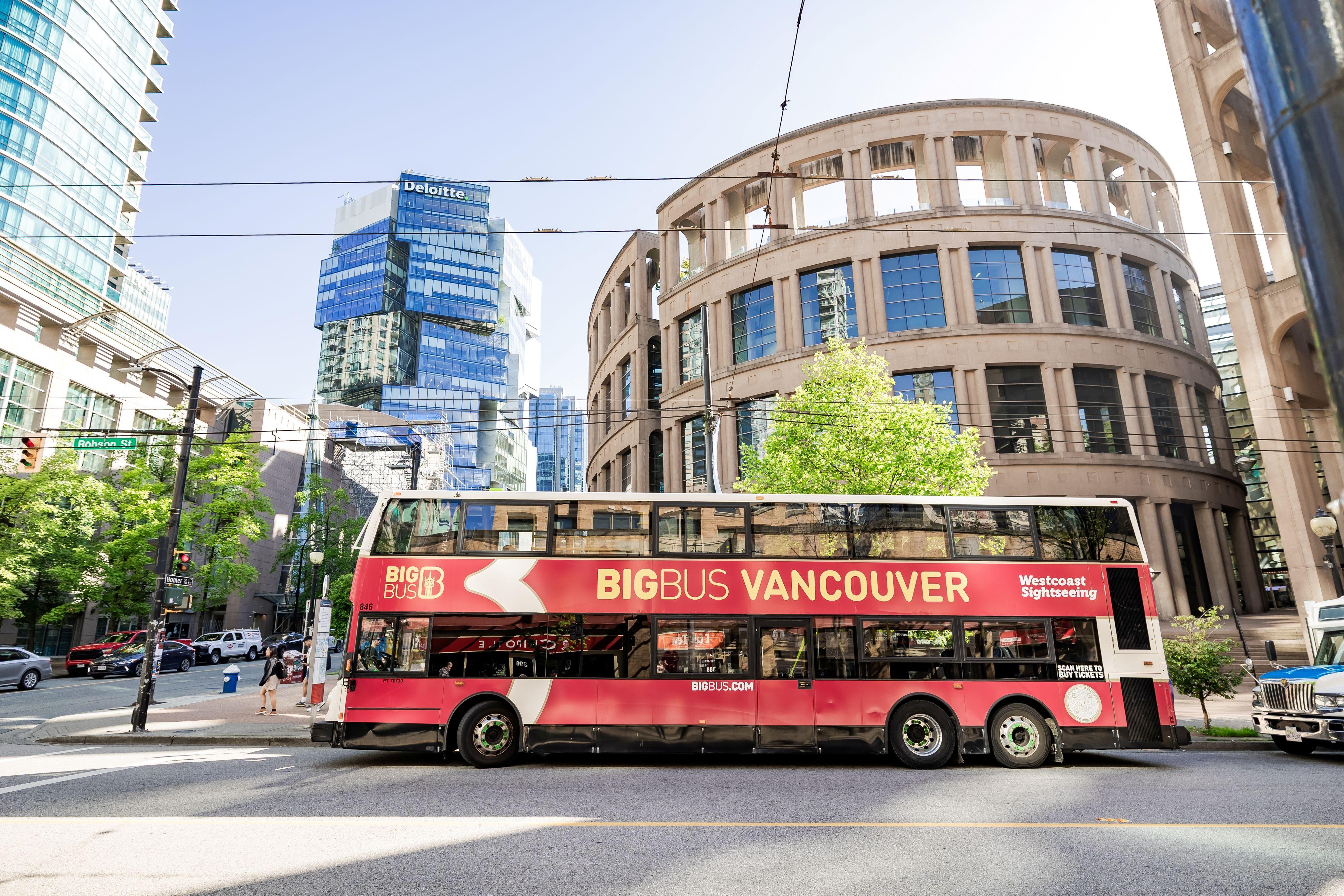Vancouver Big Bus Hop-On Hop-Off Double-Decker Bus Tour