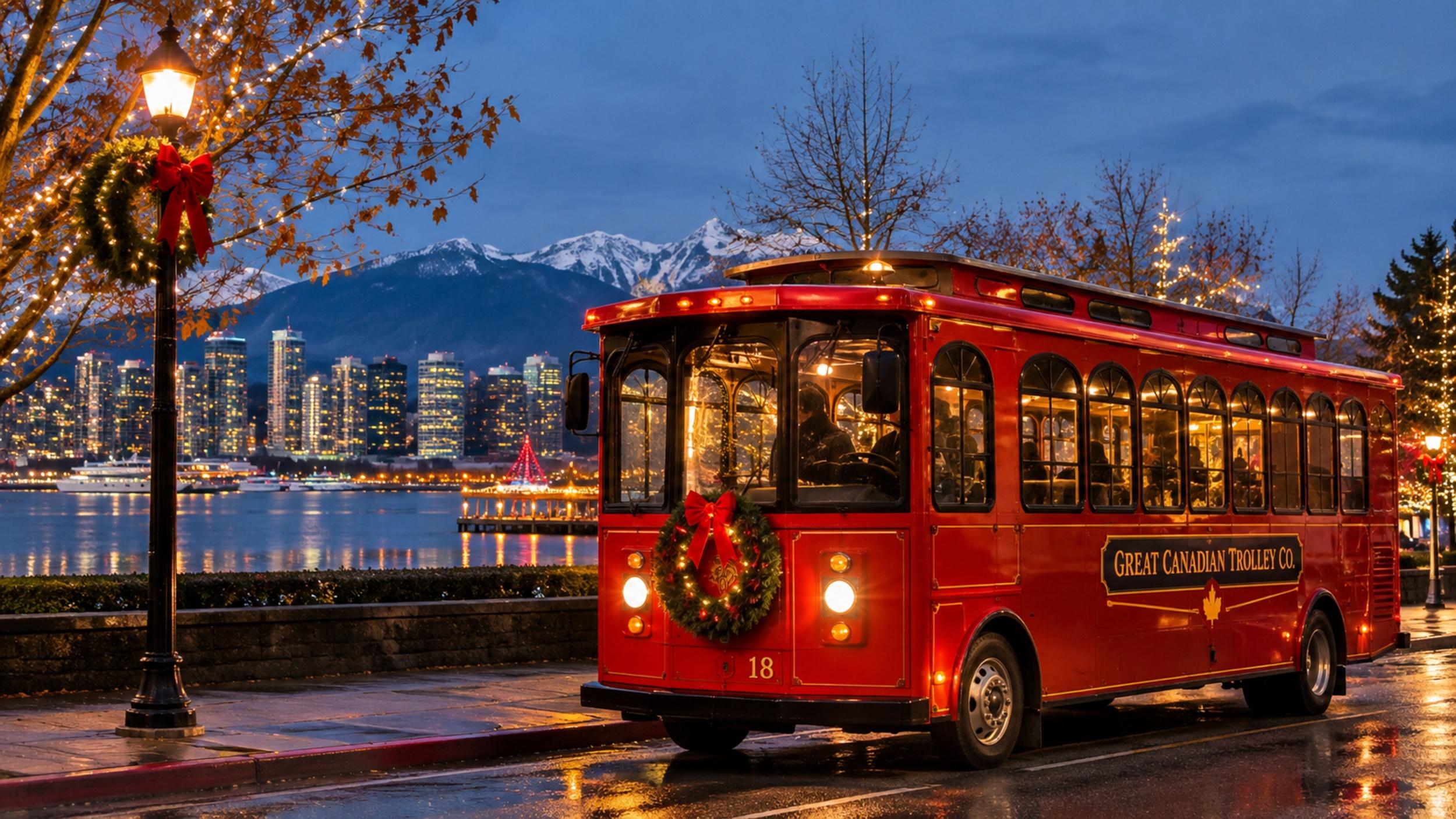 Vancouver Christmas Lights Karaoke Trolley Tour