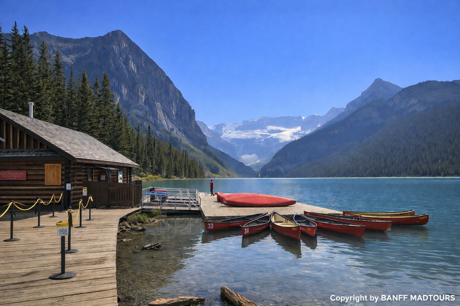 From Calgary and Banff: Lake Louise, Moraine Lake and Johnston Canyon Photo Tour
