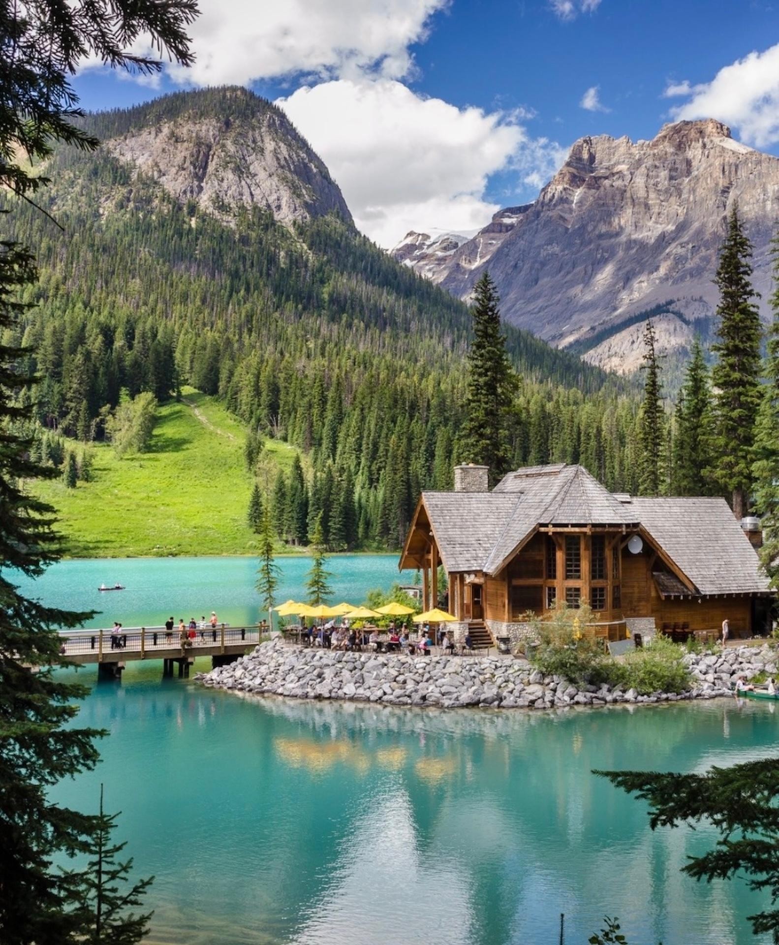 From Calgary or Banff: Lake Louise, Moraine, Emerald Lake & Johnston Canyon Tour