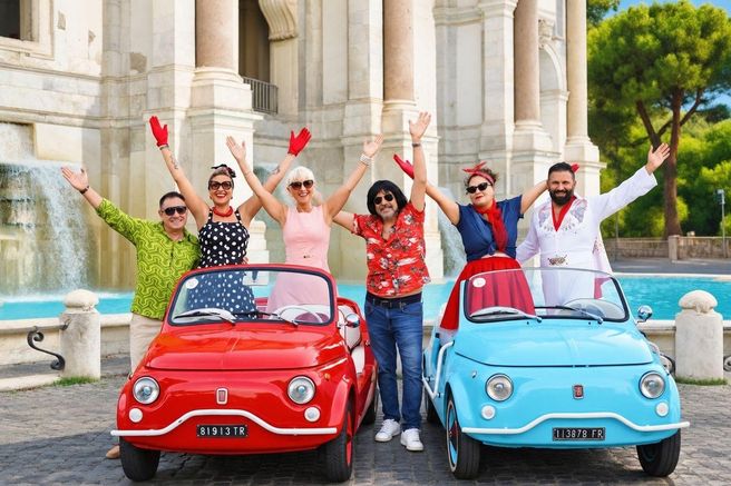 Rome Vintage Fiat 500 City Tour - Orange Garden & Janiculum Hill Photo Stops