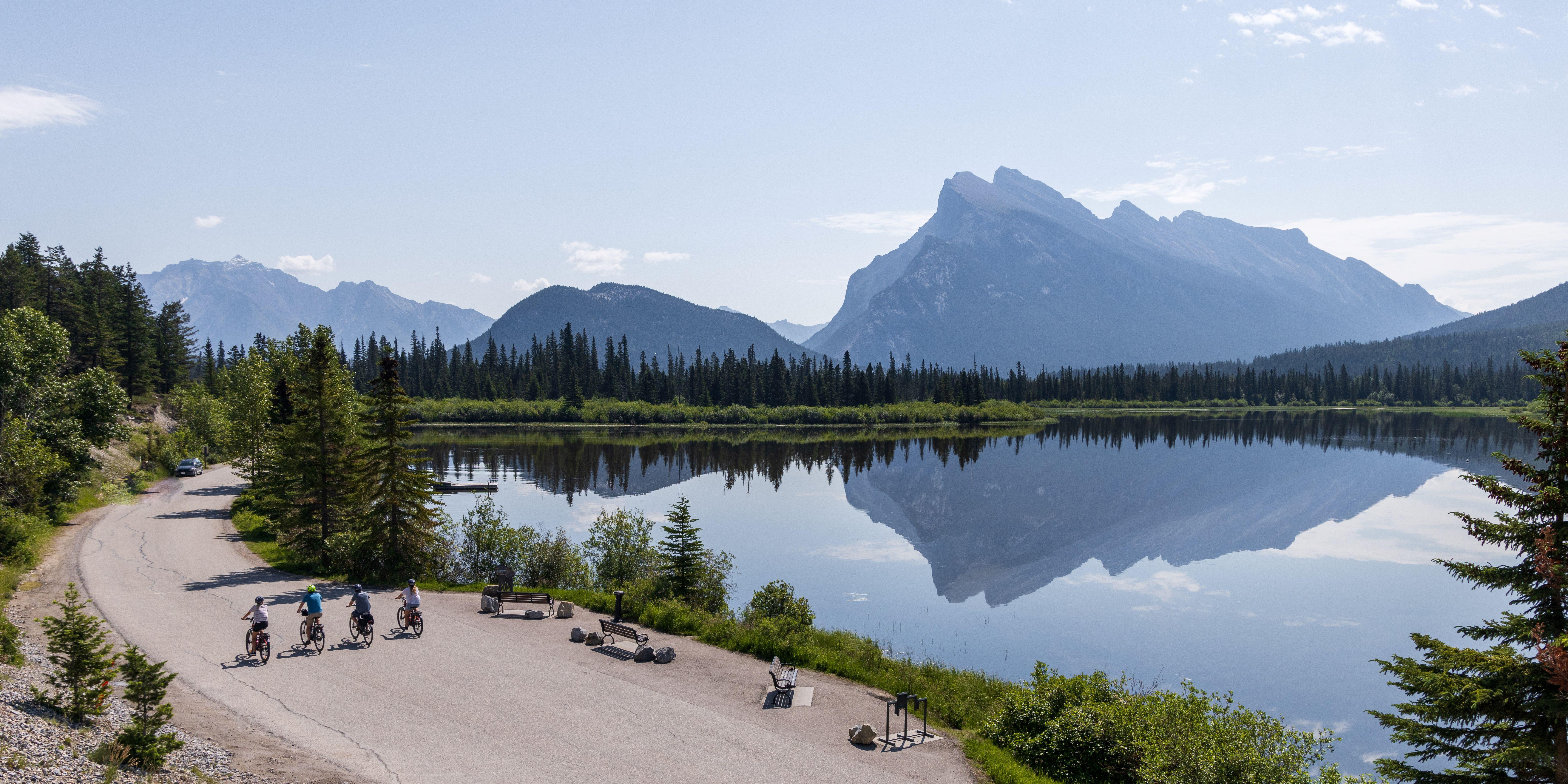Banff Vermilion Lakes & Bow Falls E-Bike Tour - Small Group
