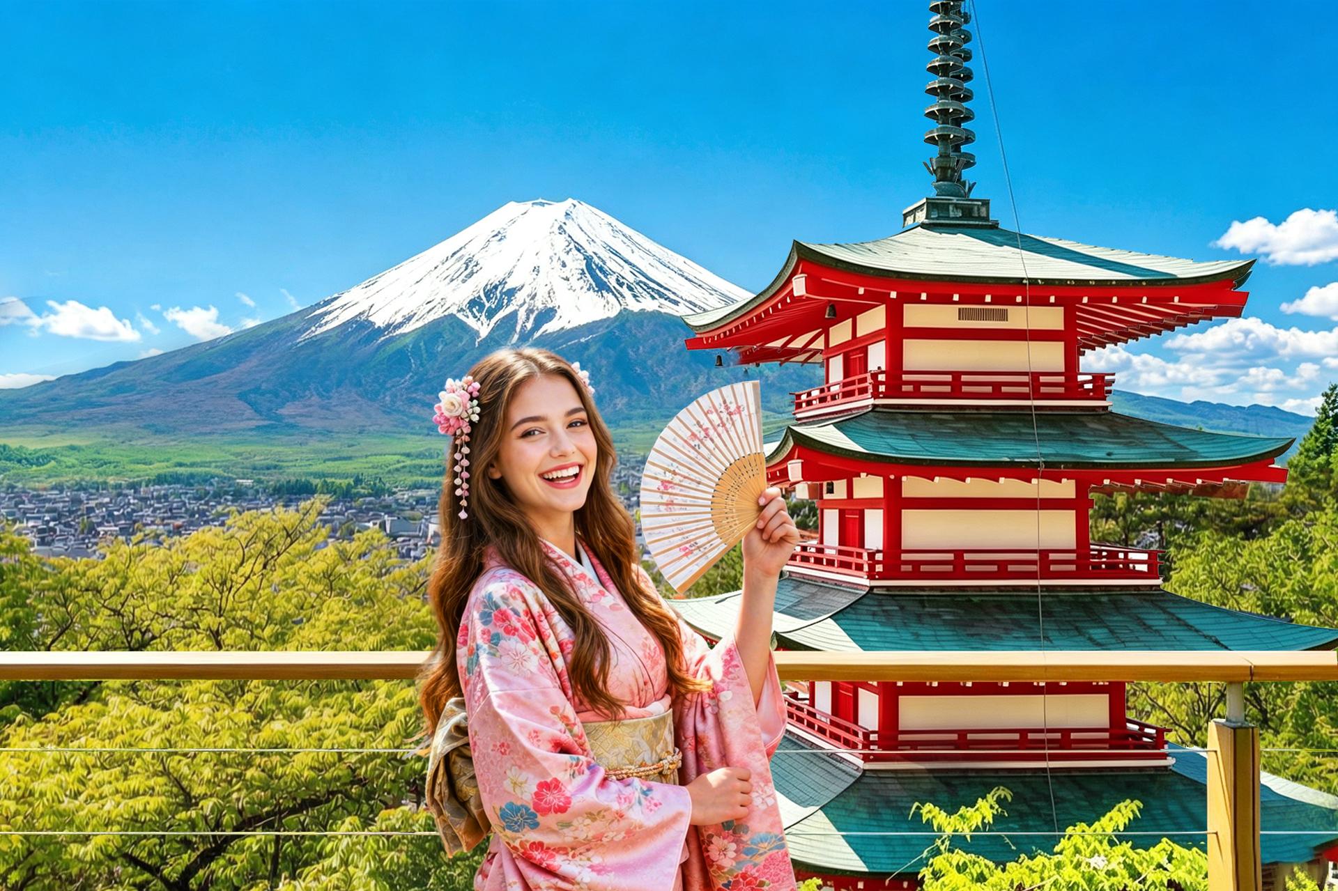 도쿄역/신주쿠 출발: 후지산 이야시노사토 & 오시노 핫카이·추레이토 탑 당일 투어