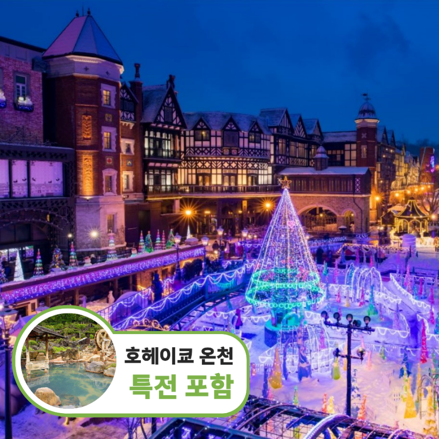 [엔데이트립] 삿포로 근교 오타루 & 시로이코이비토 파크 & 호헤이쿄 1일 버스 투어