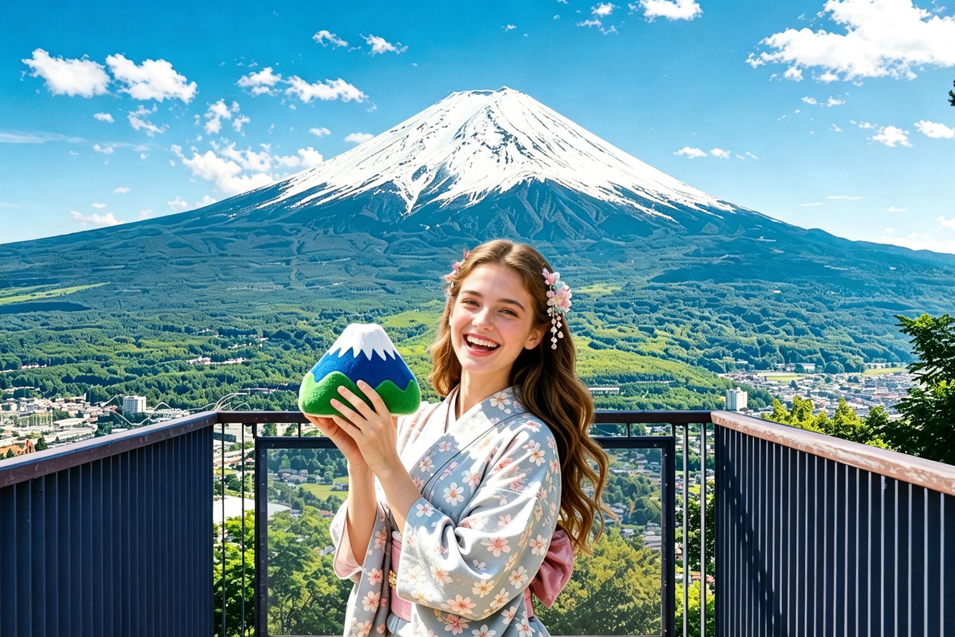 도쿄 출발: 후지산 텐조야마 로프웨이 & 오이시 공원·오시노 핫카이 버스 투어