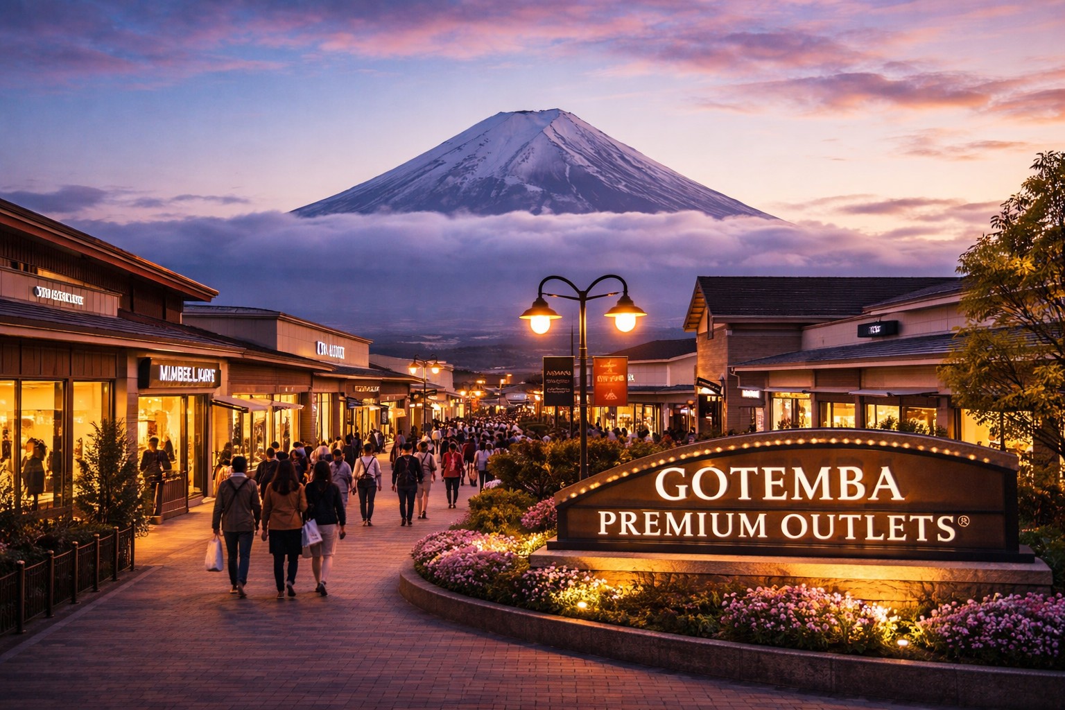 From Tokyo: Mt. Fuji & Gotemba Premium Outlets Day Tour - Private
