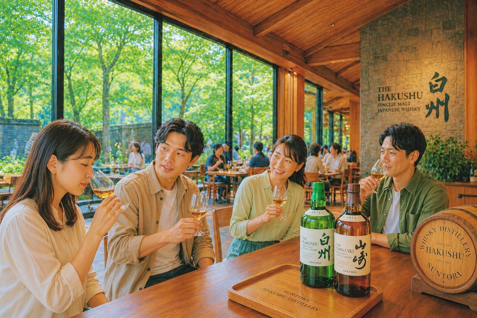 도쿄 출발: 후지산 아라쿠라야마·오이시 공원 & 산토리 하쿠슈 증류소 투어 - 프라이빗