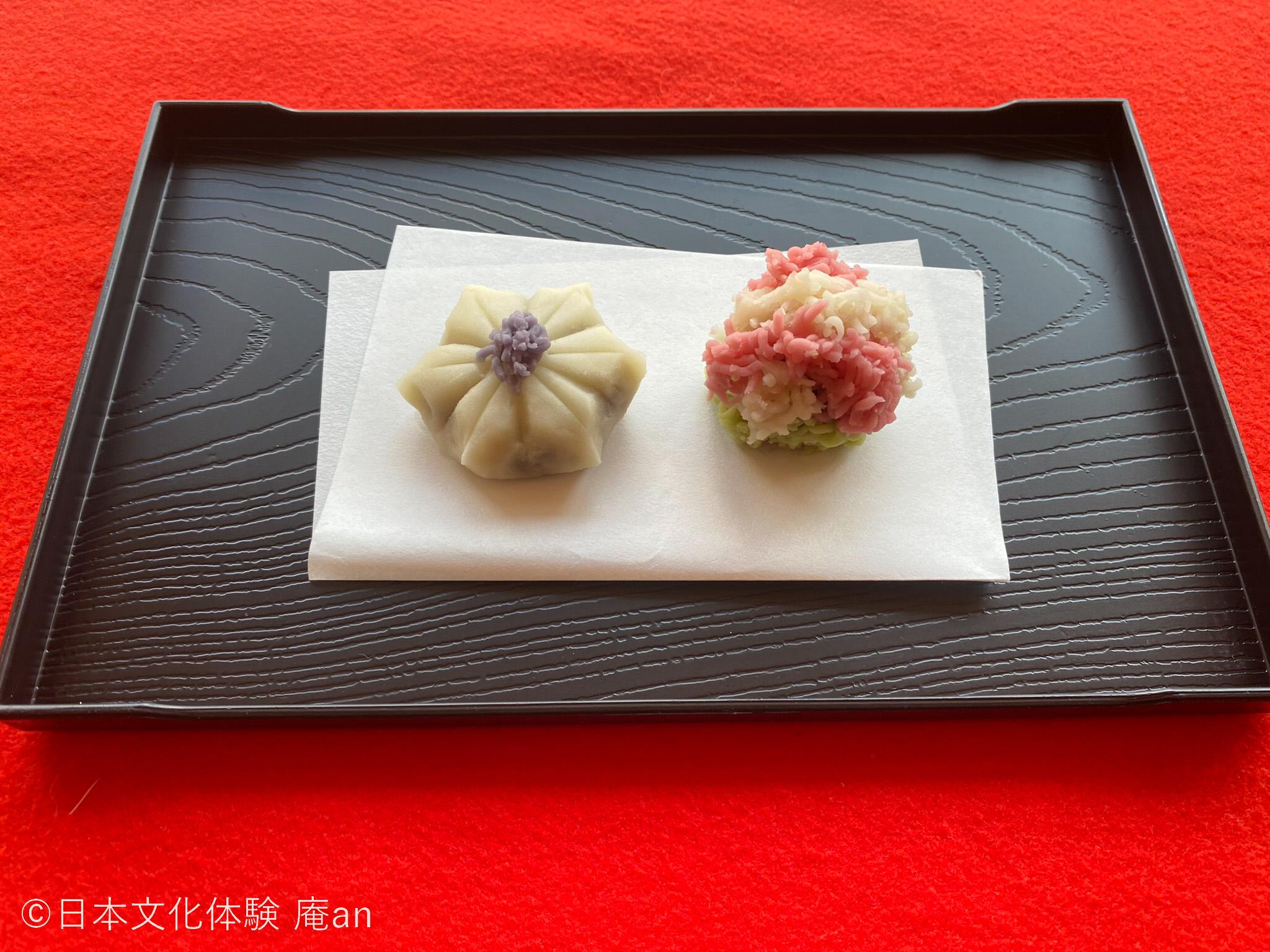 東京 和菓子（練り切り）作り＆茶道体験