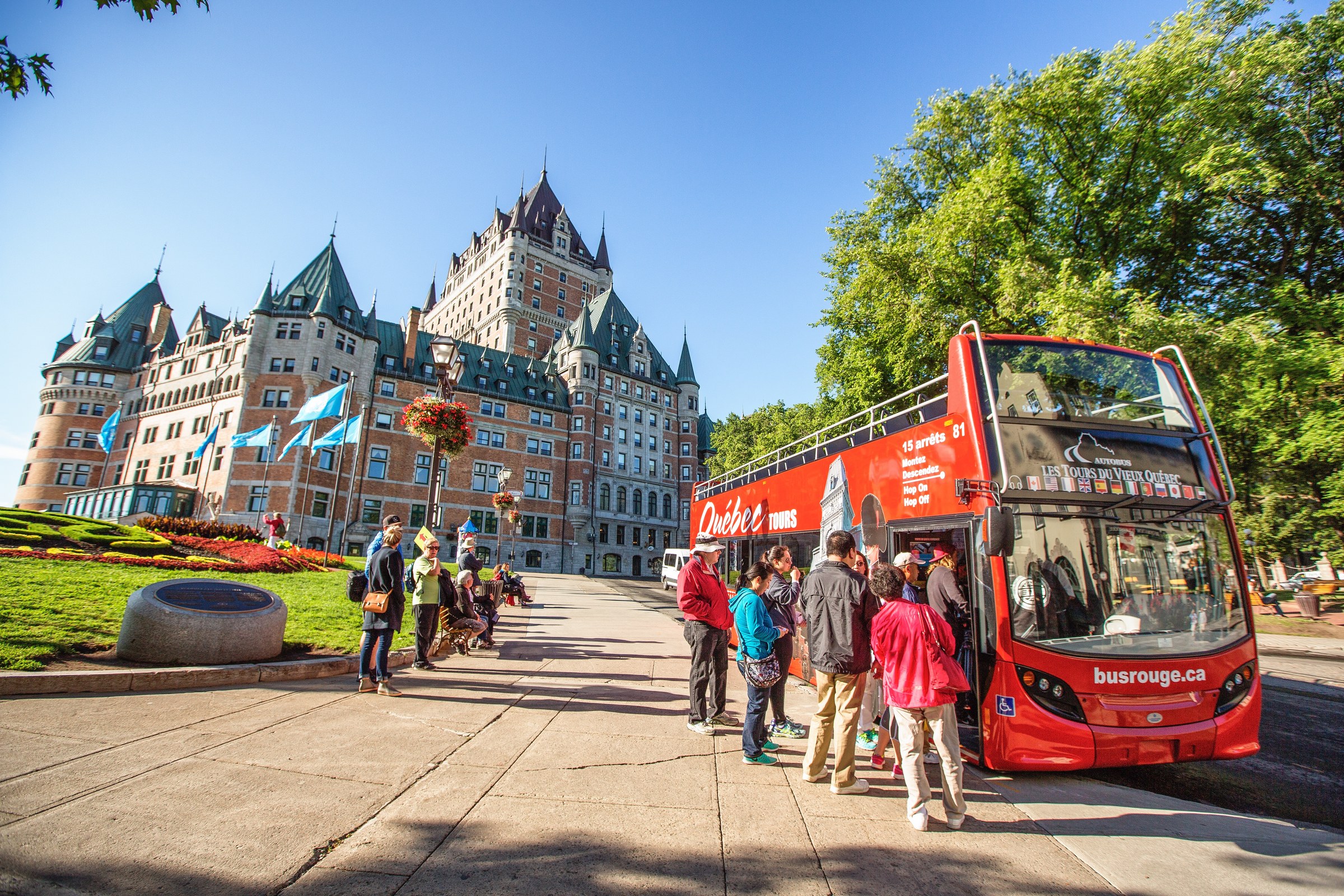 Quebec City Hop-On Hop-Off Open-Top Double-Decker Bus Tour