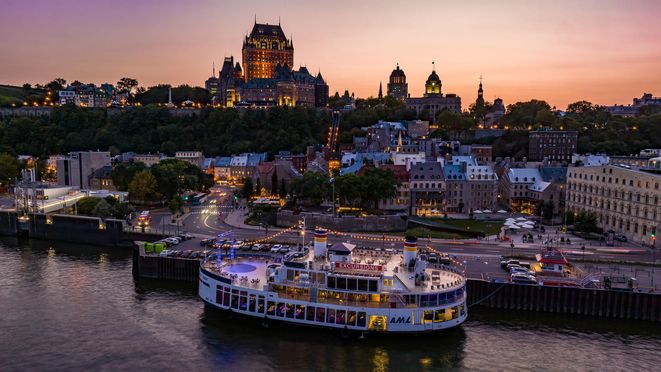 Quebec City St. Lawrence River Evening Cruise with Live DJ