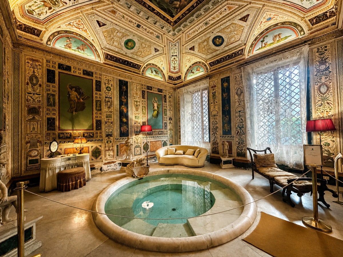 Rome Doria Pamphilj Palace Secret Rooms & Diana's Bath Ticket - Guided Tour, Gallery & Concert Options