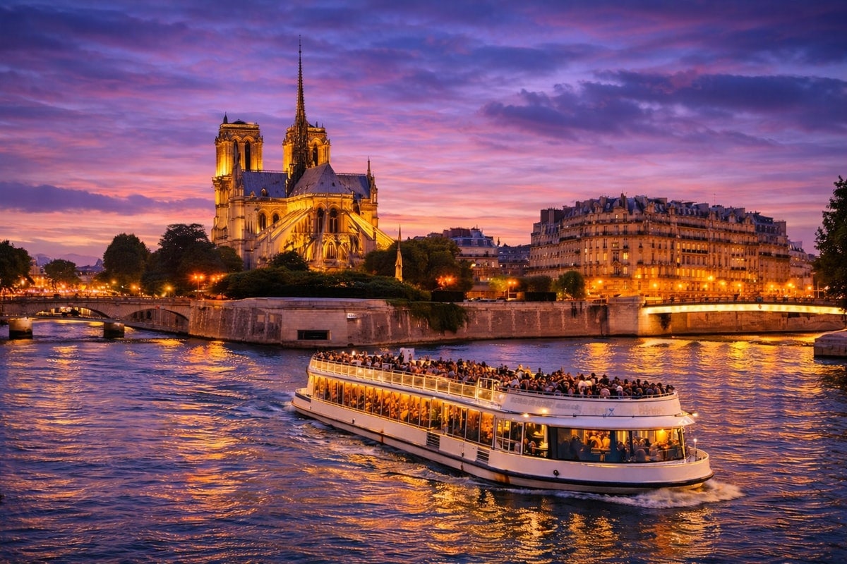 Paris Seine River Cruise & Trocadéro Waffle Tasting - Bateaux Parisiens (Day or Evening)