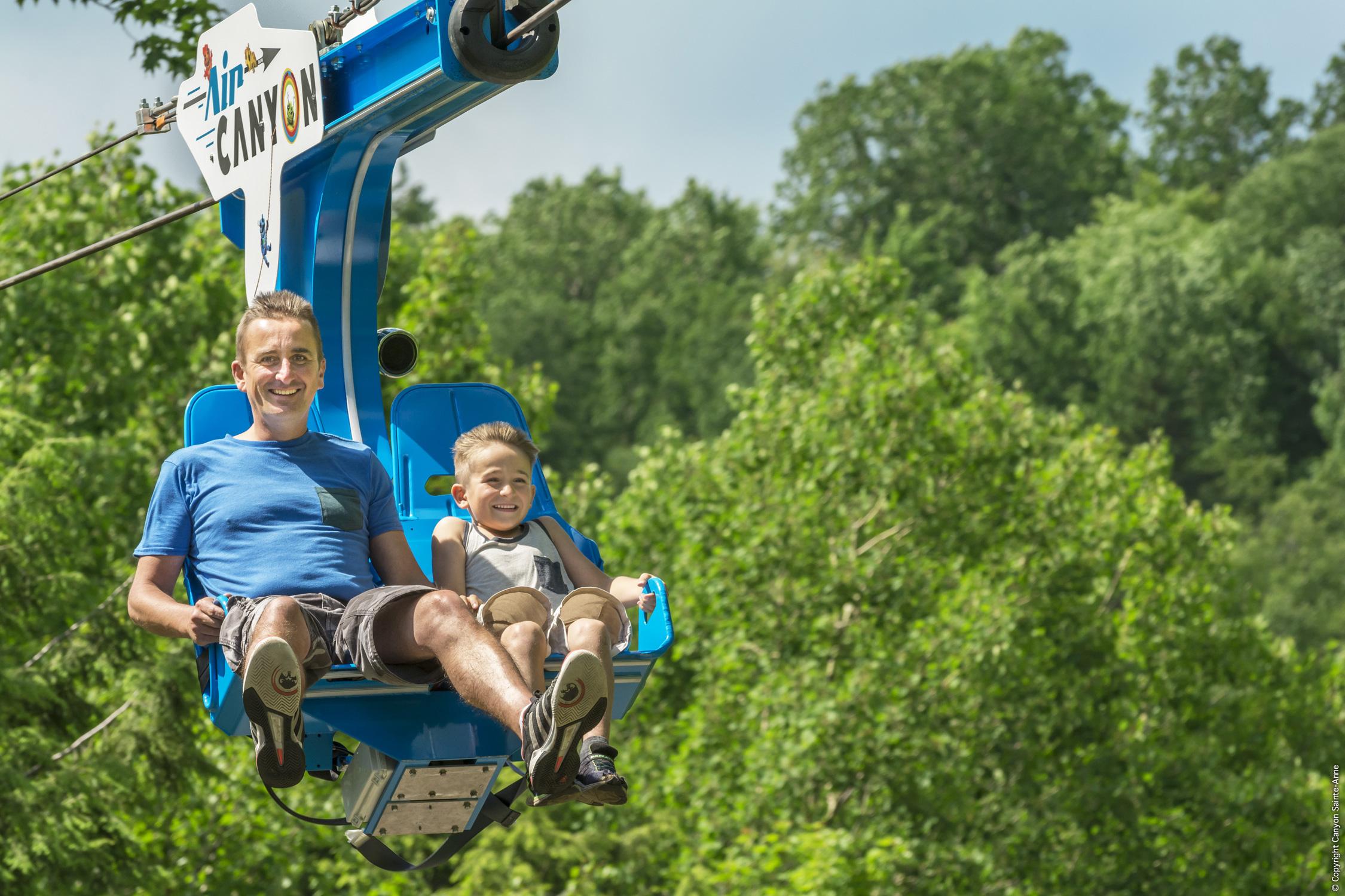Québec Canyon Sainte-Anne AirCANYON Ride & Park Admission Ticket